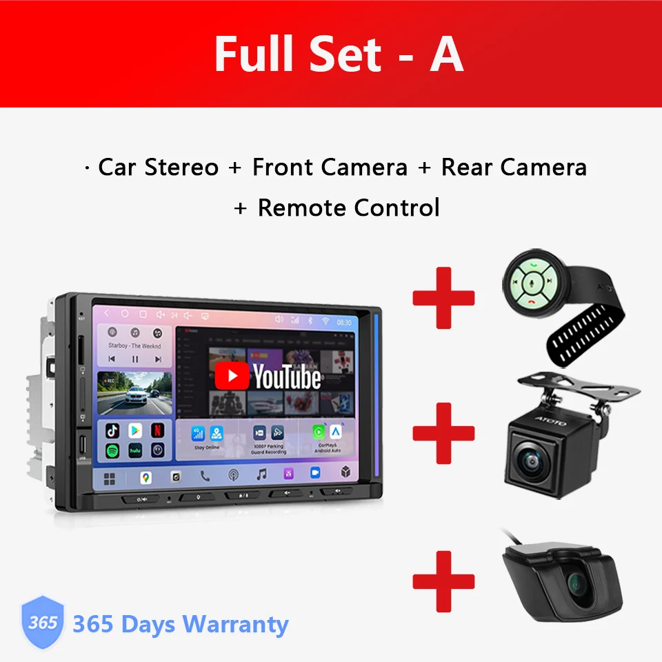 ATOTO 7 inch Android Double 2 Din Smart Car Systems Stereo Screen