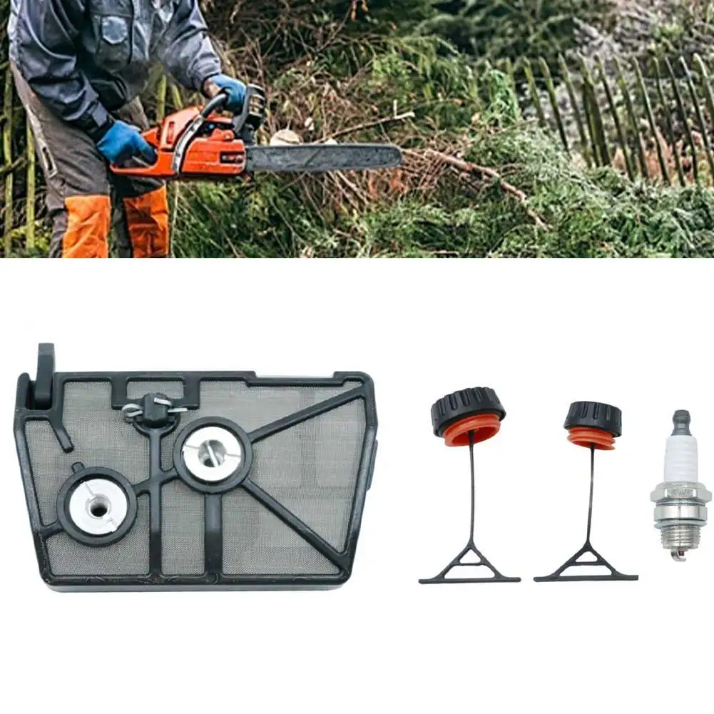 

Комплект воздушных фильтров WT-16B 028 с крышкой для масла и крышкой для топлива 11181201610, аксессуары для садового электроинструмента, принадлежности для сада и улицы