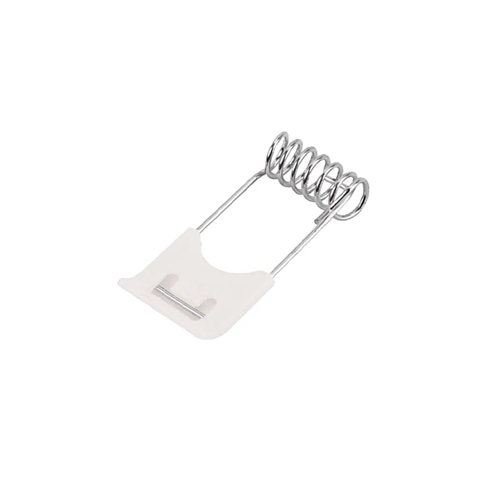 30Pcs LED Panel Light Spring Clip 39.8mm White Tail Sturdy Reliable Multi Use Spring Clip for LED Panel Light Spotlight Ceiling