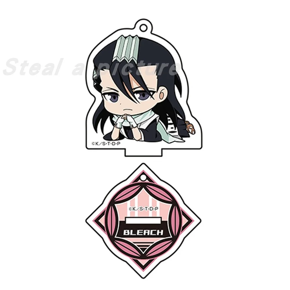 Japan Anime BLEACH Acrylic Stand Kurosaki Ichigo Model Figure Cosplay Plate Holder Topper Birthday Fans Desk Decor Plate Gift
