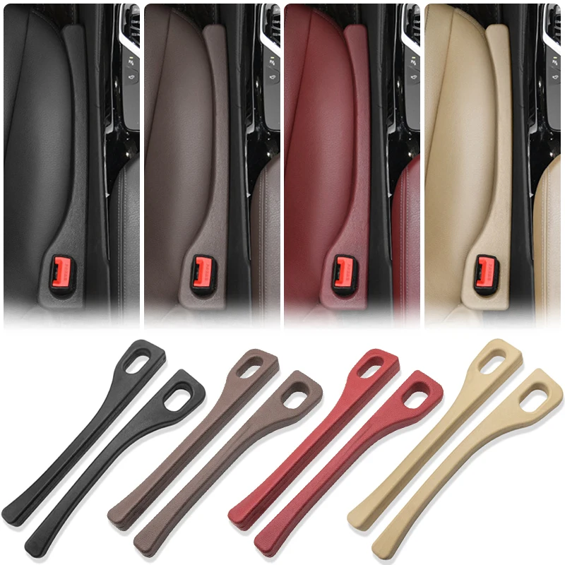 Car Seat Gap Filler Universal PU Leak-proof Filling Strip Anti-Drop Seat Gap Strip With Hole Car Decor Auto Interior Accessories