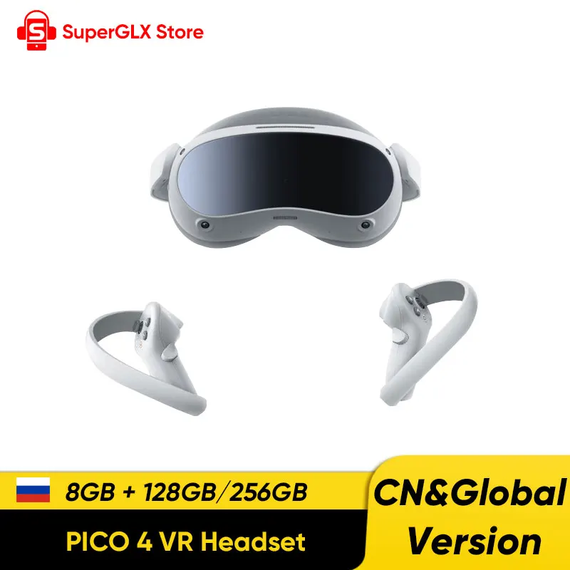 100% Original Pico 4 VR Headset All-In-One Virtual Reality Headset Pico4 3D VR Glasses 4K+ Display For Metaverse & Stream Gaming