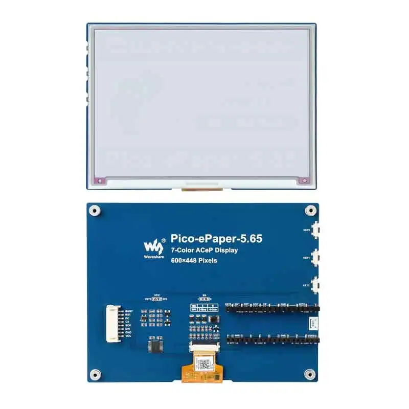 Imagem -02 - Display de Tinta Eletrônico para Raspberry pi Pico Cor 565 Polegadas Papel e 600x448