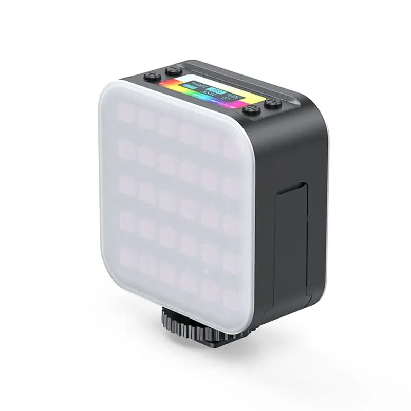 

AYHF 1 комплект RGB двухцветных полноцветных светодиодных видеосветильников с магнитным креплением, мини-подсветка с аккумулятором 2000 мАч и портом Type-C