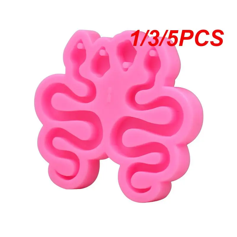 1/3/5PCS Snake earrings Silicone Mold shaker resin Clay Animal Jewelry Mold Cake Candy Cookies polymer clay chocolate