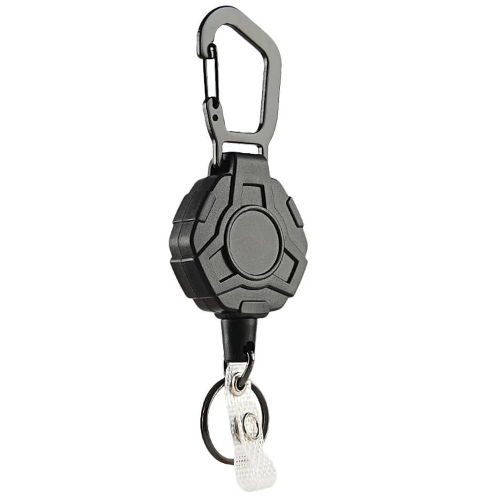 

Retractable Keychain Ring Multi-functional Climbing Keys Holders Abs Flexible High Elastic Buckle