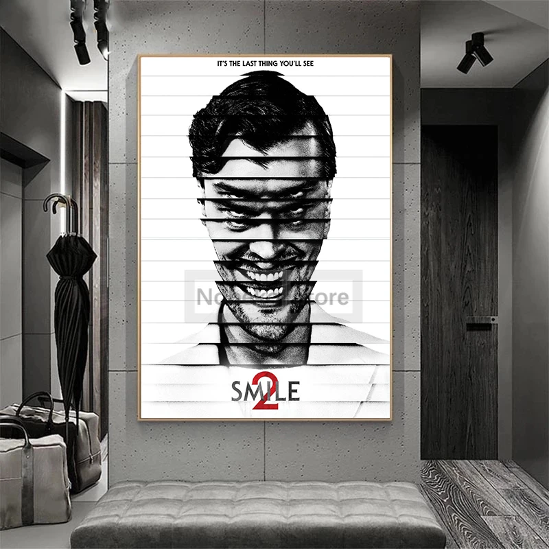 America Latest Horror Movies Smile 2 Poster Thriller Film Prints Canvas Painting Wall Art Pictures Home Room Modern Decoration