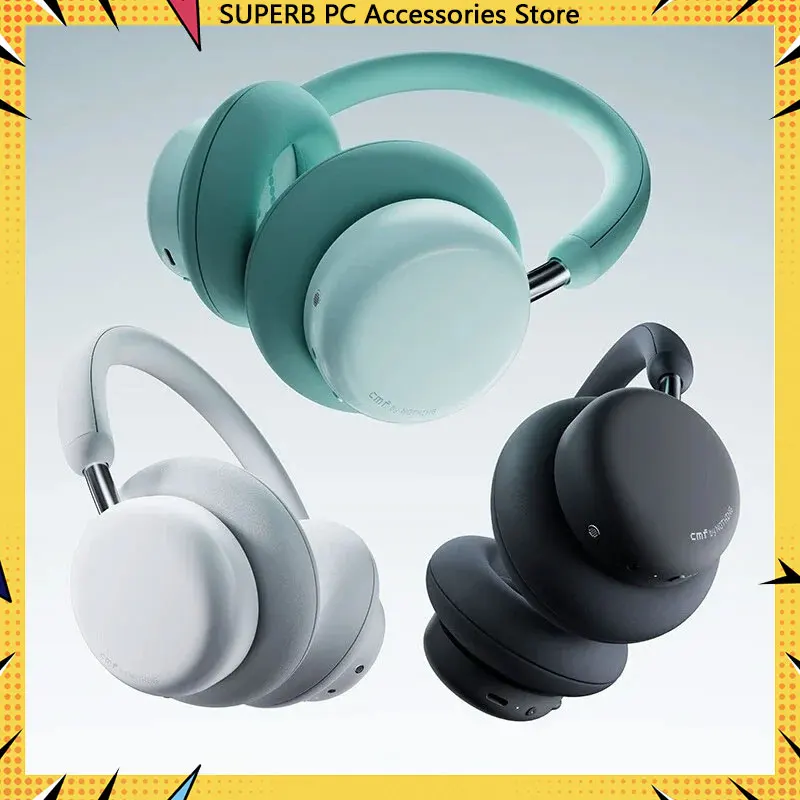 سخونة سماعة رأس CMF Pro الإصدار العالمي يصل إلى عمر البطارية لمدة 100 ساعة كتل ANC ما يصل إلى 99% خصم وسائد الأذن القابلة للتبديل بالضوضاء