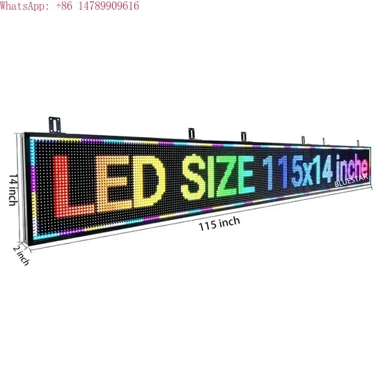 

Brightly Illuminated P10 P2 P4 P6 P8 LED Scrolling Text Display