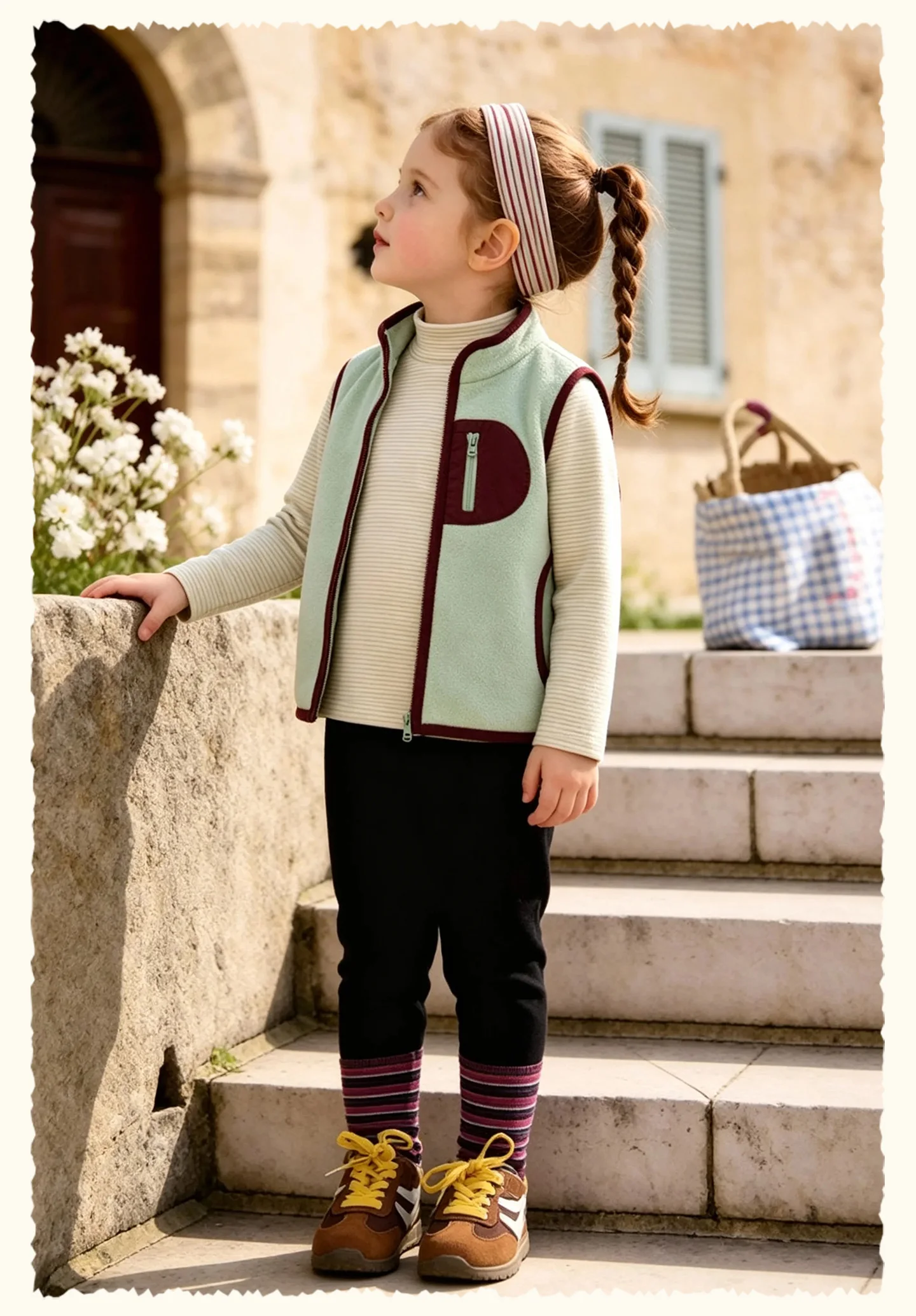 Amila 2026 Herbst Neue Kinder-Polarfleece-Weste Vielseitig Warm Farbblock Weich Bequem Gemütlich Stilvoll Tägliche Mode-Weste – Detail 15