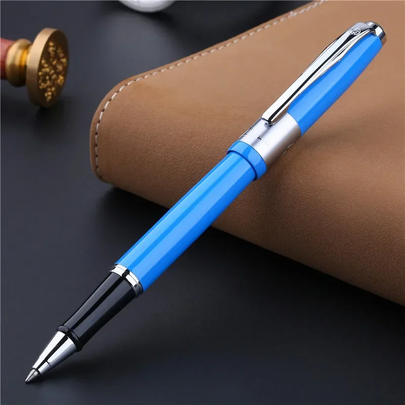 high quality Black / Red 923 Roller Ball Pen School Office Stationery fashion Writing refill pens for Christmas Gift