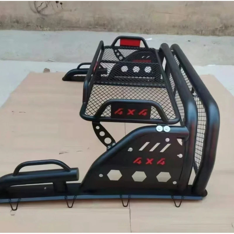 

Offroad Style Stainless Steel Bed Rack & Roll Bar Bumper 2021 Ram 1500