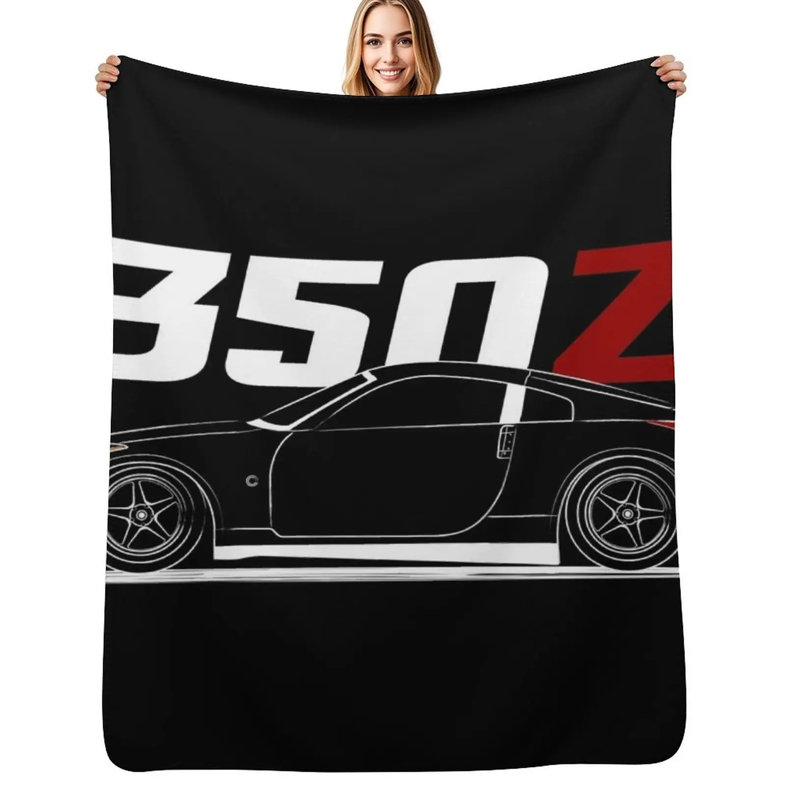 Плед JDM 350 Z для дивана, термальный, для пикника, красивый, детский, большой размер.