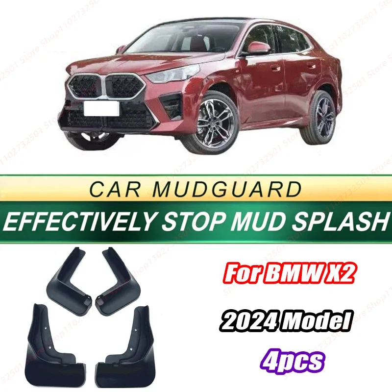 For BENZ EQE 2023 Model 4PCS Front Rear Mud Flaps Splash Guards Fender Mudguards Auto Accessories