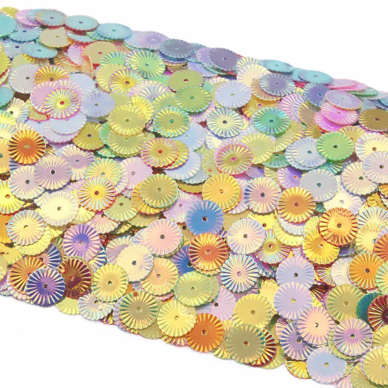 300-1800Pcs 10mm Gear Paillette Bulk Sequins DIY Sewing Clothing Hat Craft For Accessories Jewelry Decorations Making Gasket