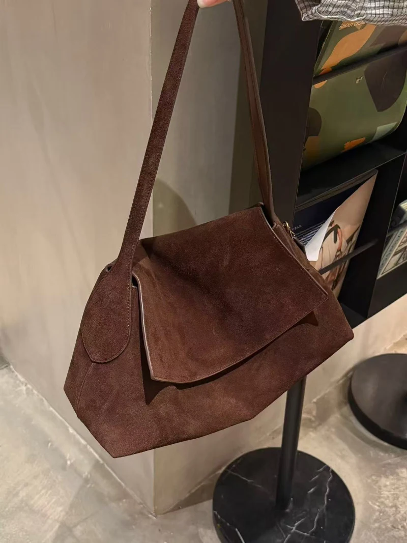 2026 Merk Designer Beknopte Mode Flap Schoudertassen Dames Echt Leer Elegante Handtas Met Grote Capaciteit Dames