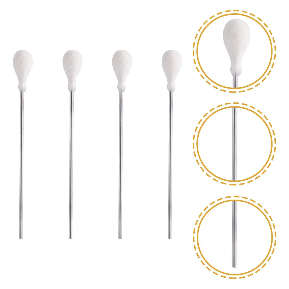 

5pcs Ignition Rod For Vacuum Cupping Therapy Heat Protection Cotton Tips Durable Metal Stick Set Fire Cupping Supplies