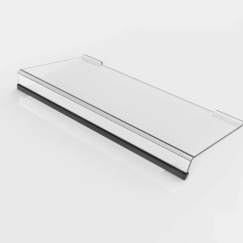 

2pcs Acrylic Keyboard Holder Transparent Tilted Stand Ergonomic Riser For Desk Office Support Nonskid Tray Holder Clear Rack