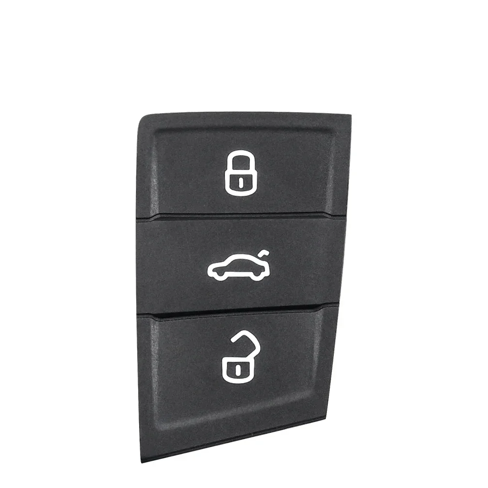 KEYYOU 10PCS NEW Rubber Car Key Button Pad For Volkswagen For VW Golf 7 4 5 Mk4 6 For Skoda Octavia For Seat Leon Ibiza Altea