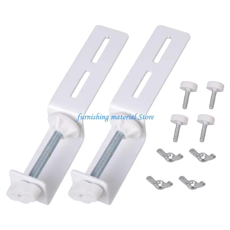 Y5GD Easyly Install U Pegboard Brackets with Simple Setups for Space Saving Office Game Home Desktop Accessories