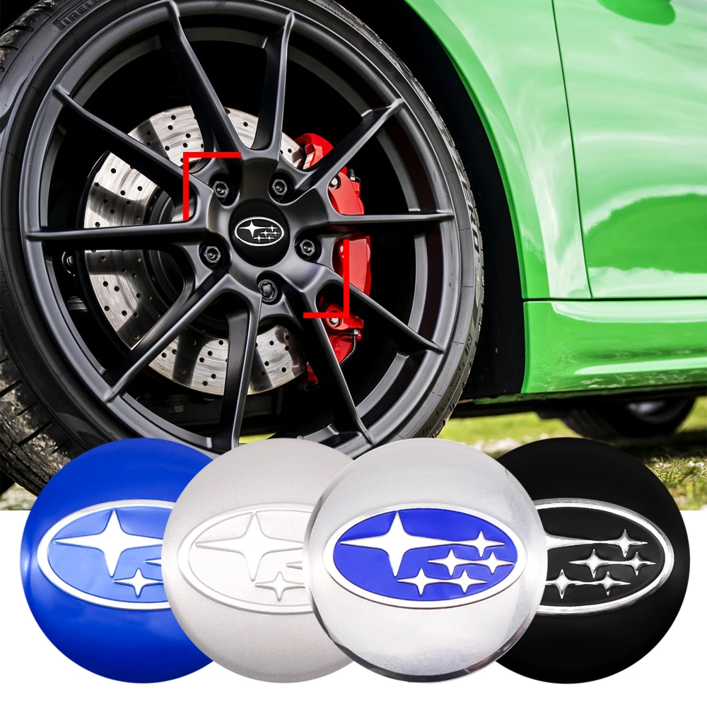 

Subaru 56mm 4-Piece Car Wheel Center Hub Cap Sticker For WRX Tribeca XV Impreza Forester BRZ Levorg Legacy Mpreza Outback STI
