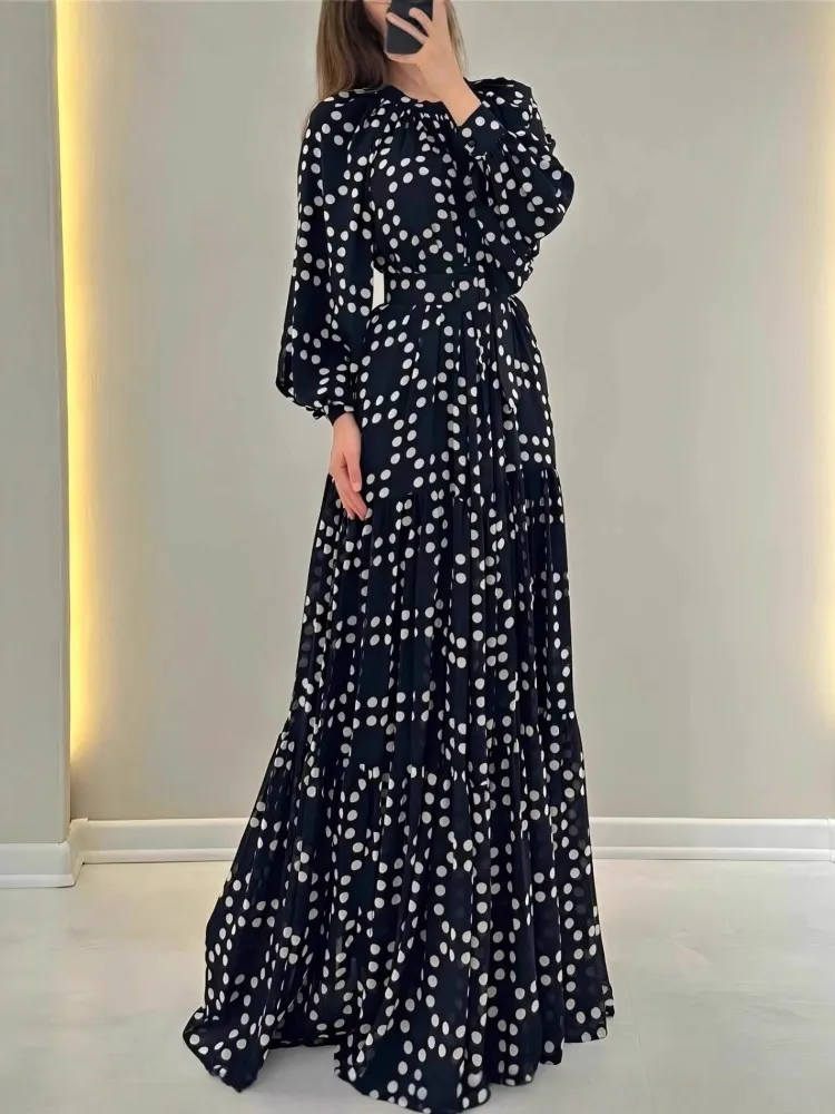 長袖シャーリングボディコンドレス女性 O ネックセクシーなクラブマキシドレス 2026 春夏スキニーストレッチパーティー Vestidos