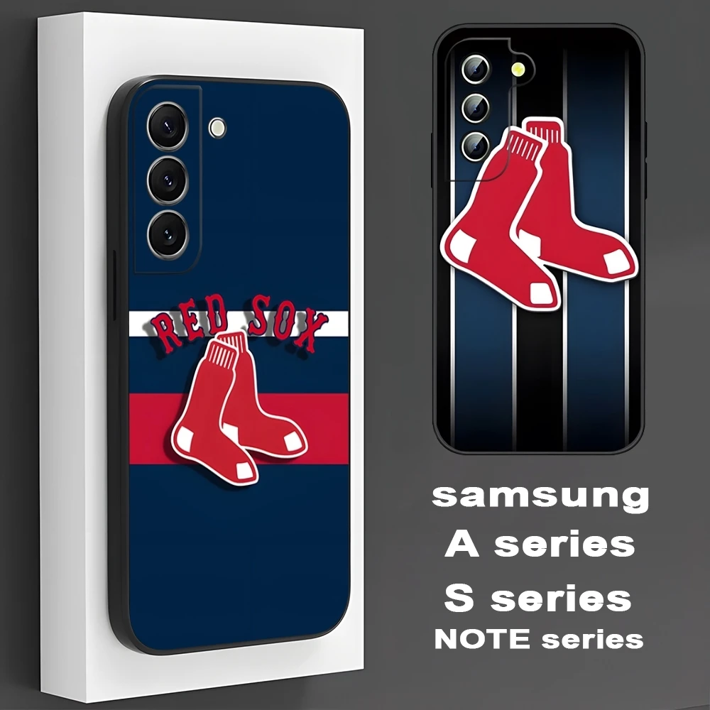 Baseball Sock Phone Case For Samsung S 24 23 22 21 comfortable 20 plus ultra a M 34 54 53 luxury Black shell Cover