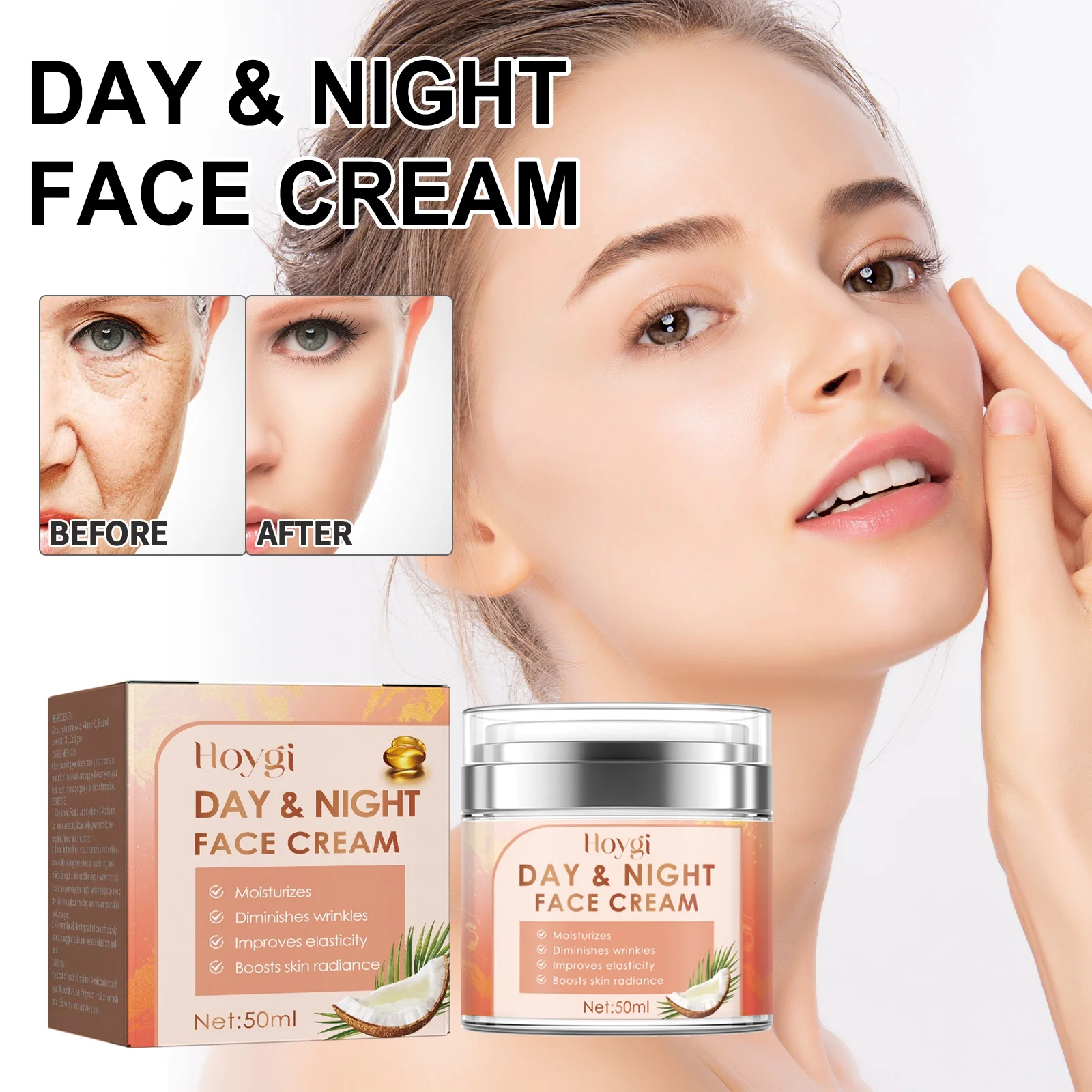 

Facial Firming Cream Lightens Fine Lines And Stains, Tightens Skin, Brightens, Whitens, Moisturizes And Moisturizes Face Cream