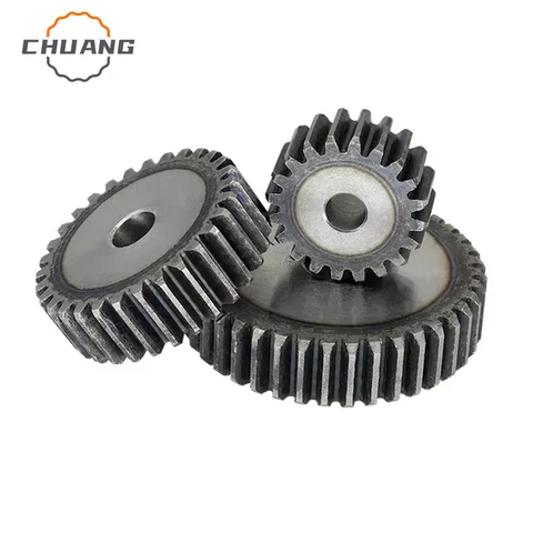 Spur Gear 1.5M-98T/99T/100T/105T/110T/115T/120Teeth 45# Steel Material Cylindrical Gears For Transmission Accessories CNC Part