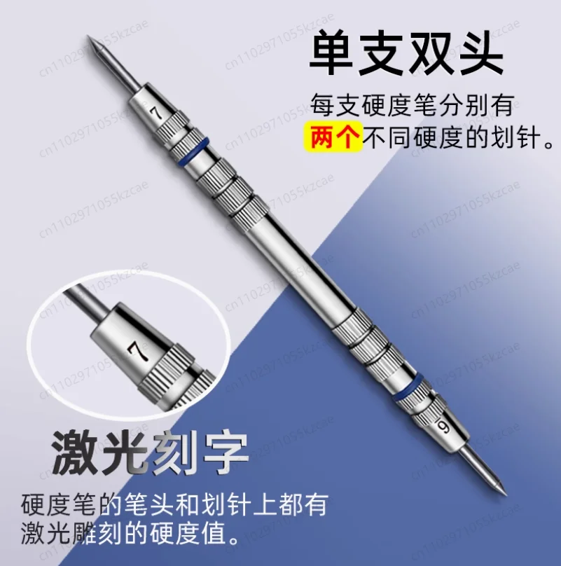 

Hardness Testing Pen 2-9 Mohs Scale, Tile & Floor MoHS Hardness Tester, Pocket Hardness Measurement Tool for Scratch Test