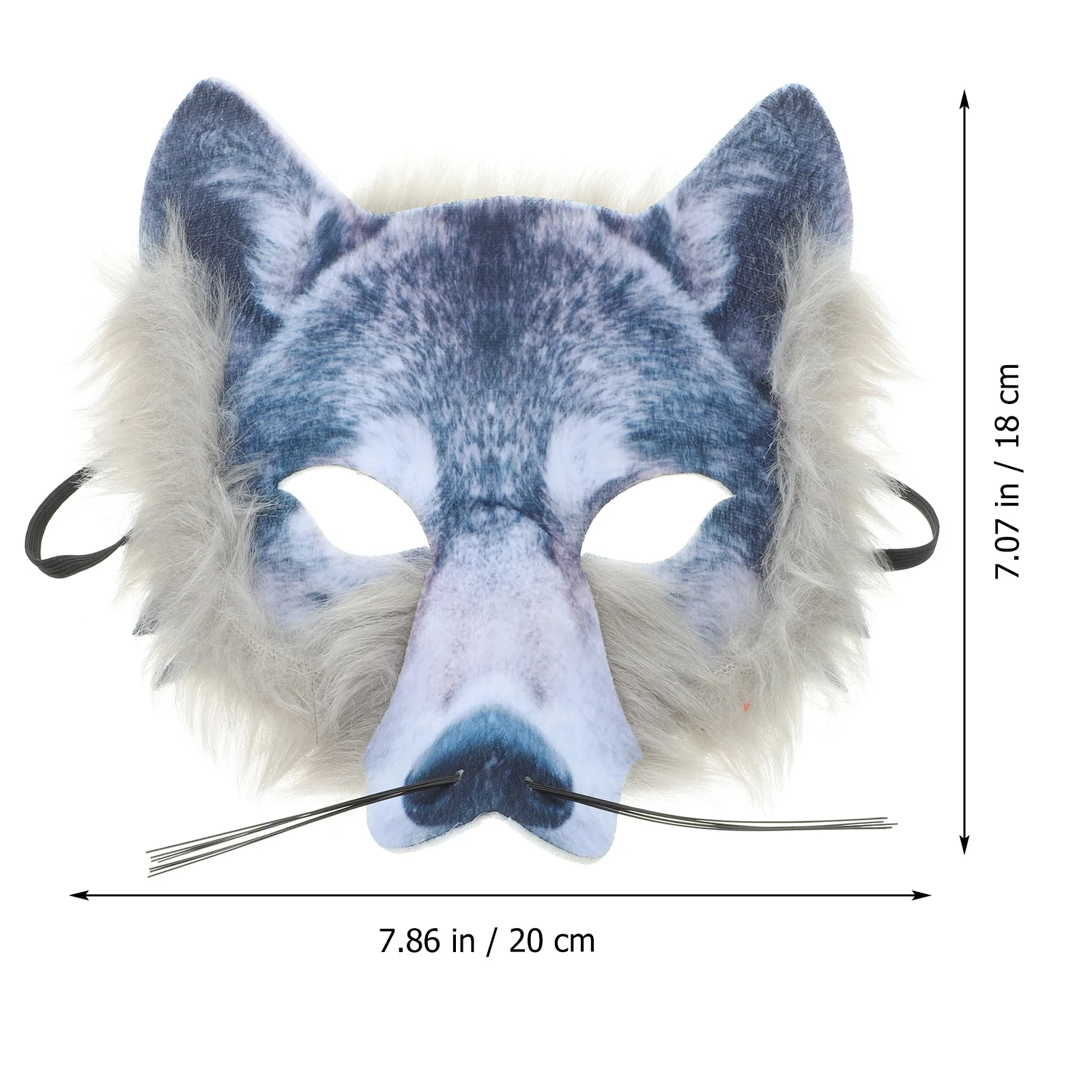 

Wolf Lovely Carnival Carnival Party Halloween Masks Non Woven Decorative Props Halloween Animal Mask Novel Mask Toy