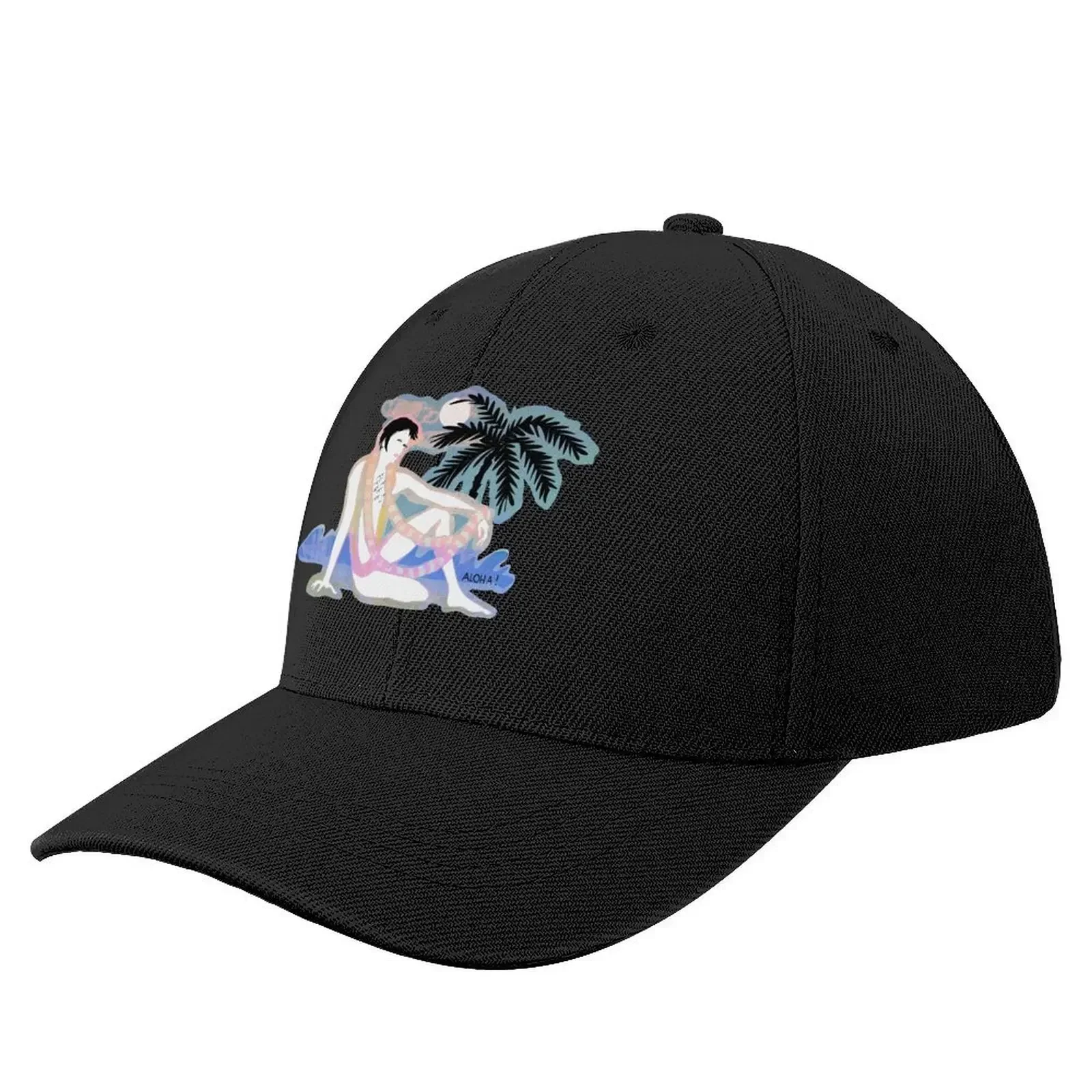 

Aloha ! (Cut-out version) Baseball Cap Big Size Hat funny hat Fishing cap Hat Man Luxury Men Hats Women's