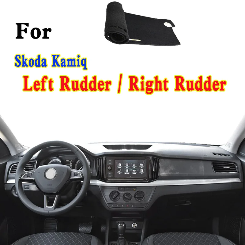 

For Skoda Kamiq GT NW4 Accessories Car-Styling Dashmat Dashboard Cover Instrument Panel Insulation Protective Pad Ornaments