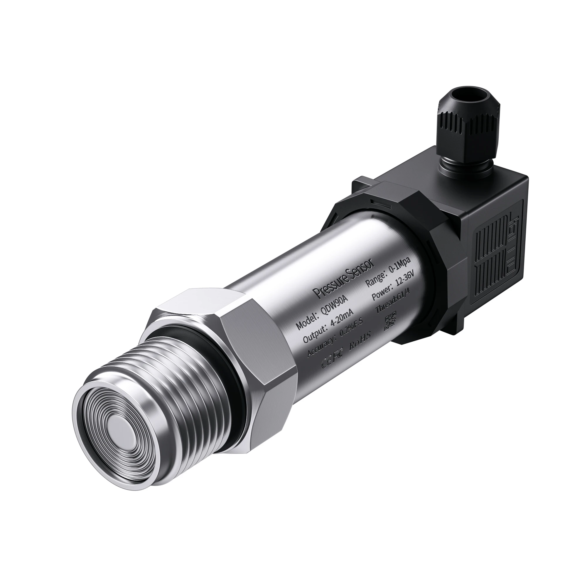 diaphragm-pressure-sensor-4-20ma-food-type-high-precision-flat-film-pressure-transmitter-sanitary