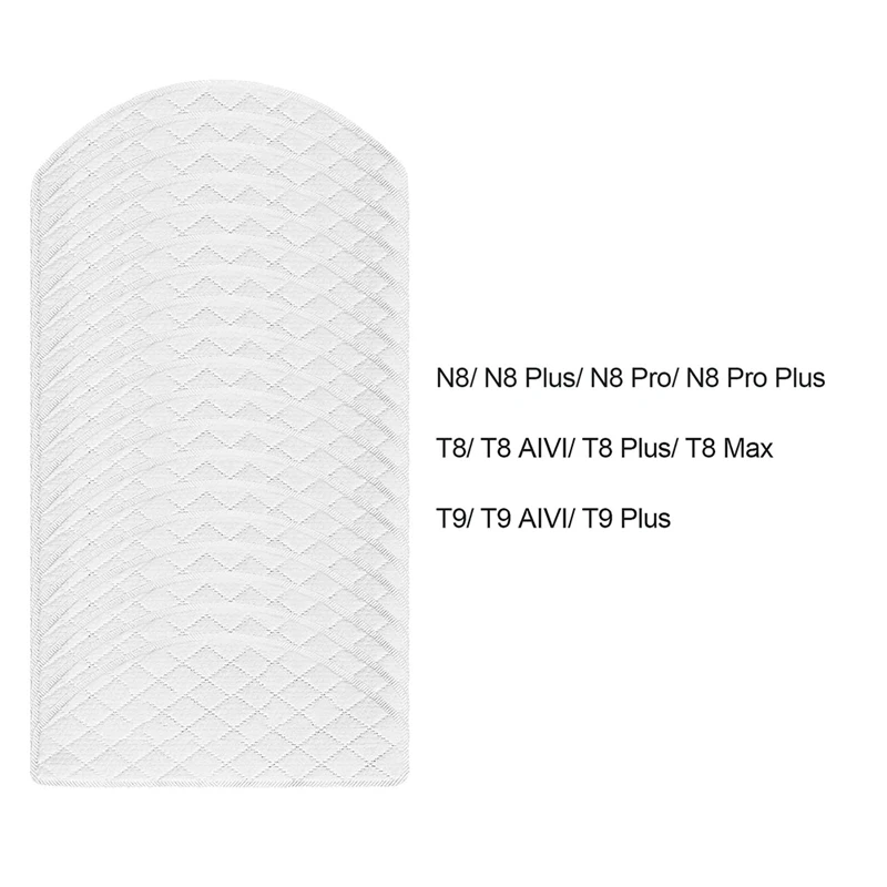 Одноразовые подушечки для мытья полов для робота-пылесоса ECOVACS DEEBOT OZMO T8 AIVI/ T8/ T8+/ T9/ T9+/ N8/ N8 Pro/ N8 Pro+