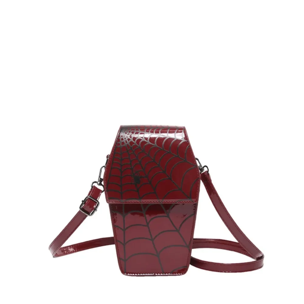 Personalized Funny Small Bag For Women 2024 New Creative Fun Spider Pattern Women's Single Shoulder Crossbody Small Square Bag