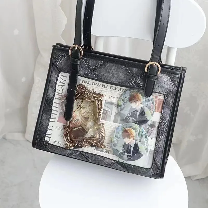 

Женские сумки Kawaii Itabag в японском стиле, школьные сумки из искусственной кожи для девочек-подростков, сумка через плечо JK