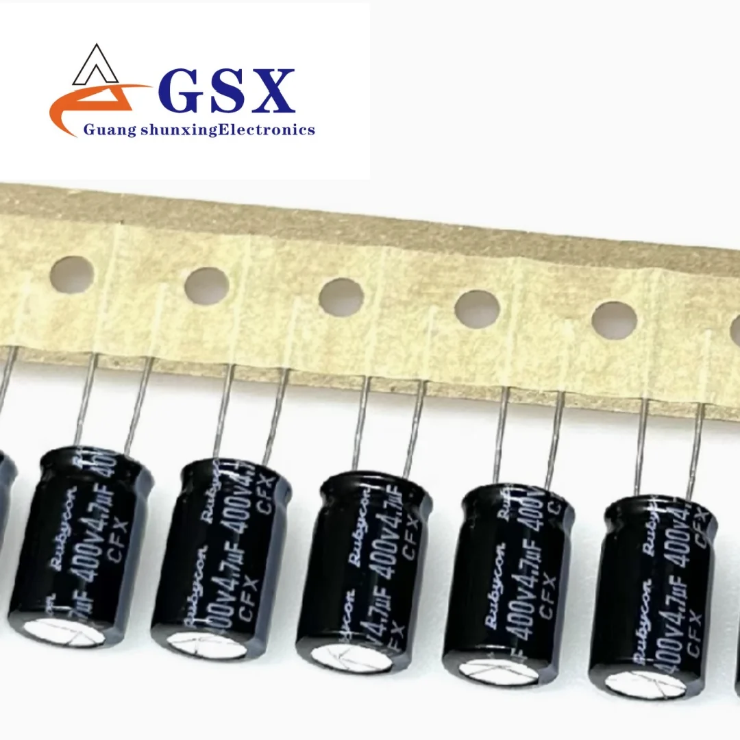 

4.7UF 400V imported electrolytic capacitor 400v4.7uf 10 * 16 ruby CFX high-frequency long-life