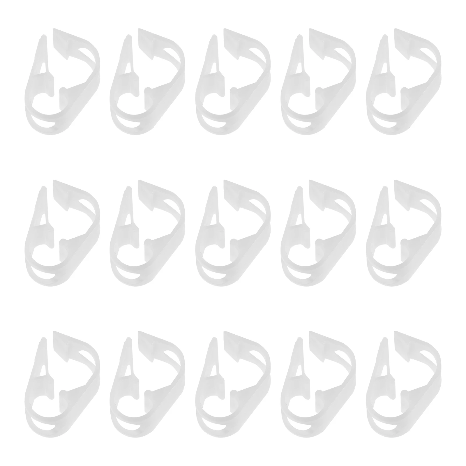 

100pcs Tube Clamp Plastic Durable Analytical Instruments Laboratories Gardening Hose Shut Off Clamps Adjust Flow Control Water