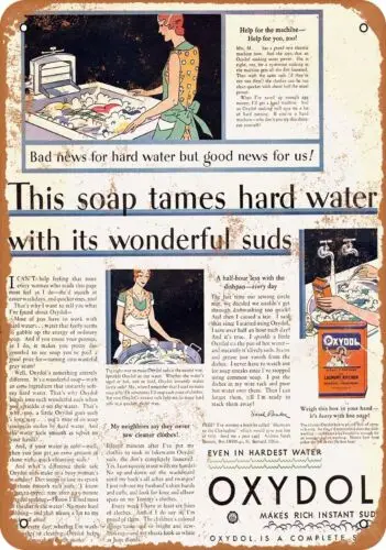 Metal Sign - 1930 Oxydol Dish Soap - Vintage Look Reproduction