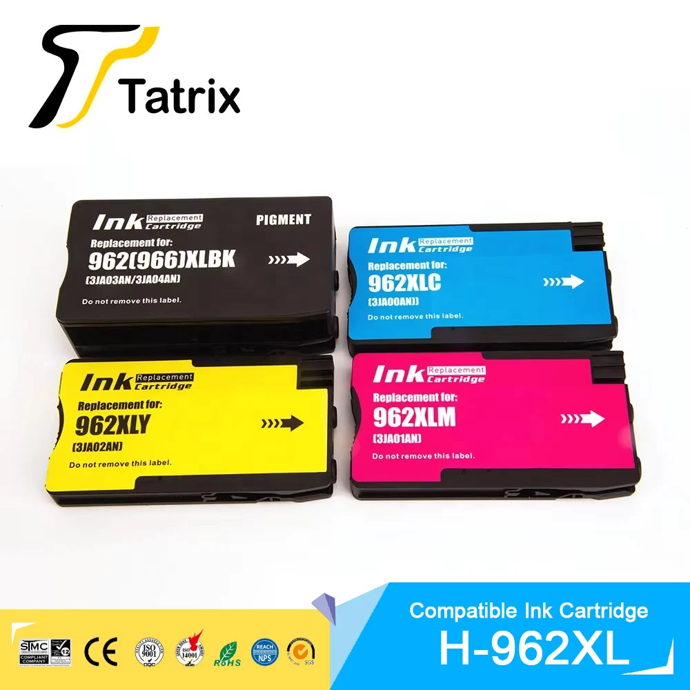 Cartucho de tinta compatible HP 962XL 966XL para HP OfficeJet Pro 9010/9012/9013/9014/9015/9016/9018/9019 9020/9022/9023/9025