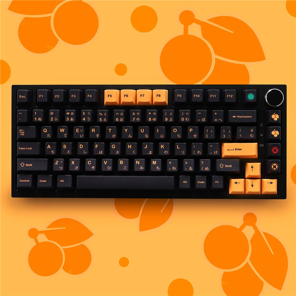 Minimalist black light keycaps 129 keys small full set of PBT sublimation original adaptation 75/wooting and other wireless mach