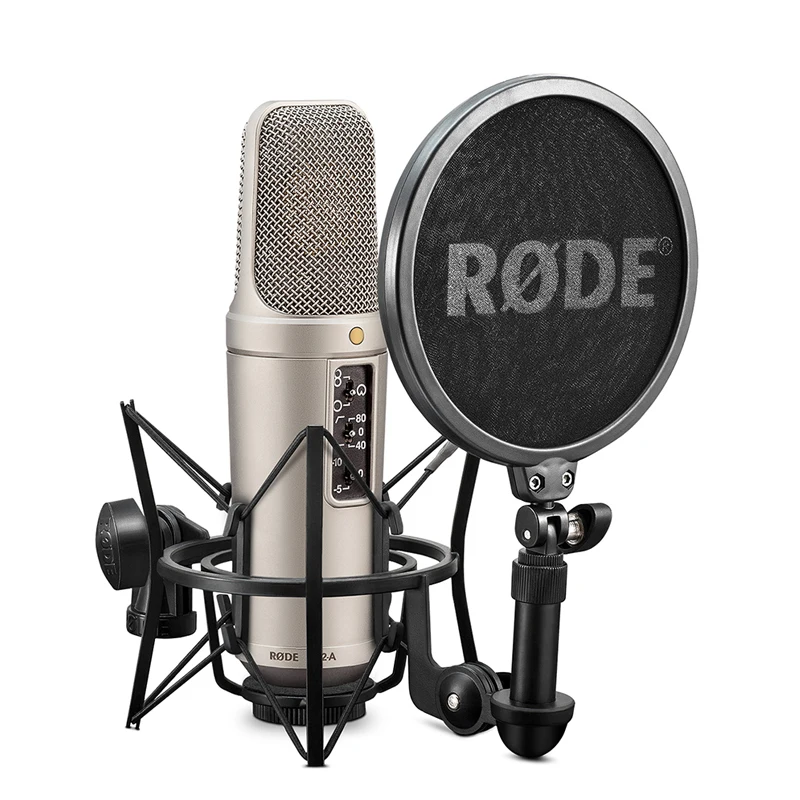 RODE NT2A Multi-pattern Large-diaphragm Condenser Microphone for pristine audio quality and flexibility in equal measure