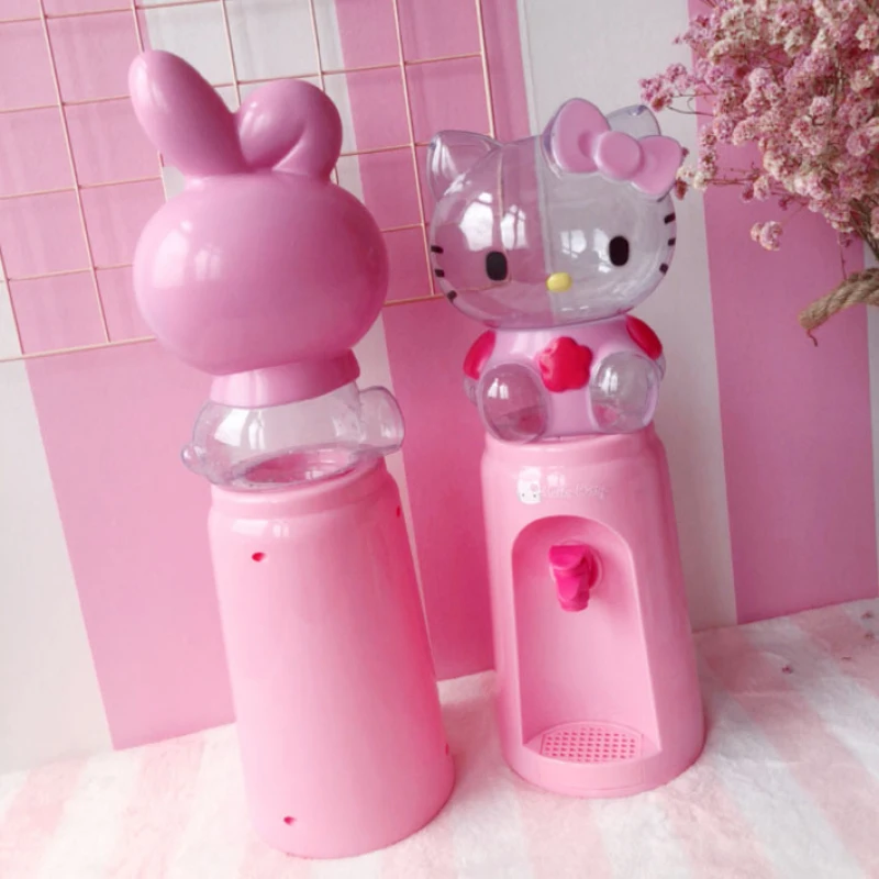 Kawaii Pokemon Pikachu Sanrio Hello Kitty My Melody Desktop Water Dispenser Mini Cartoon Girl Dormitory Office Juice Bottle Gift