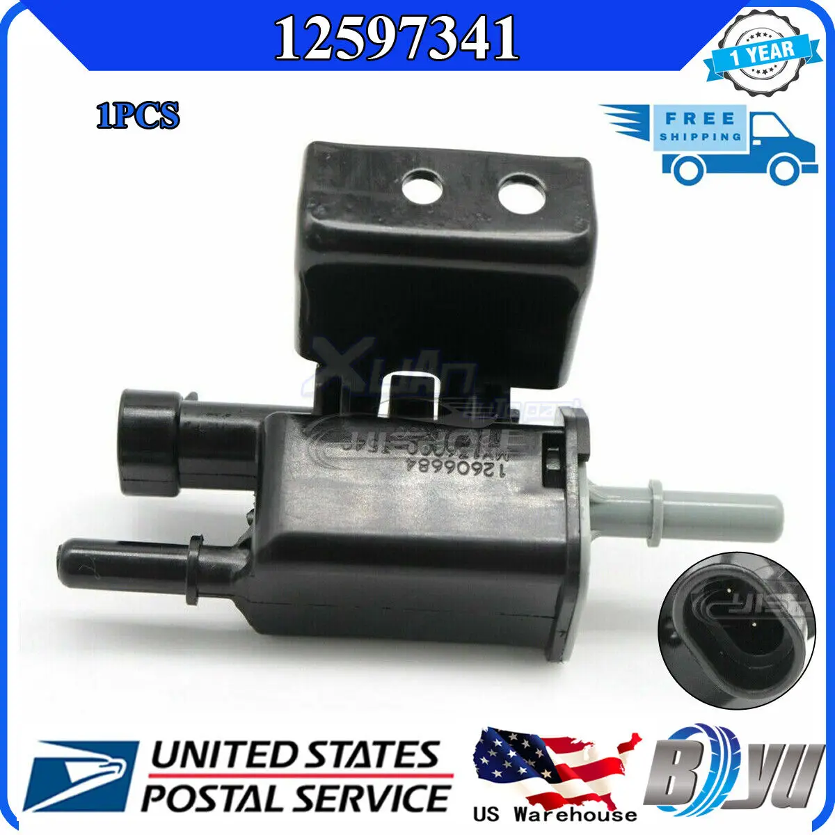 NEW EVAP Emisson Vapor Canister Purge Valve Solenoid 12597341 12597567 For BUICK CADILLAC CTS CHEVROLET SILVERADO GMC SIERRA