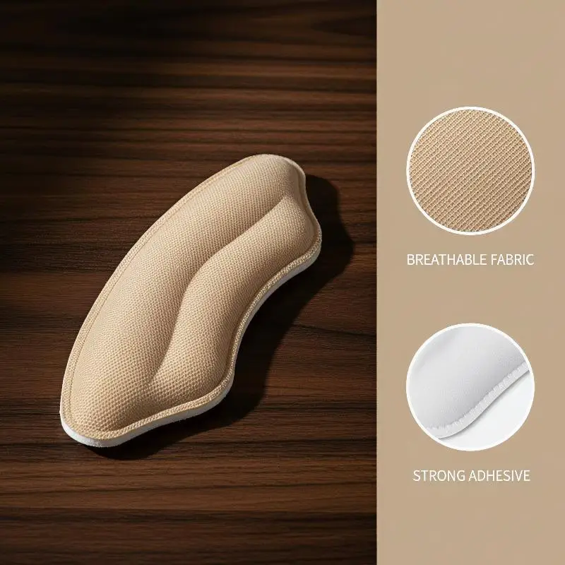 10Pair Self-Adhesive Heel Protectors Heel Inserts Heel Pads For Too Big Shoes Improve Shoe Fit And Comfort Prevent Heel Slippage
