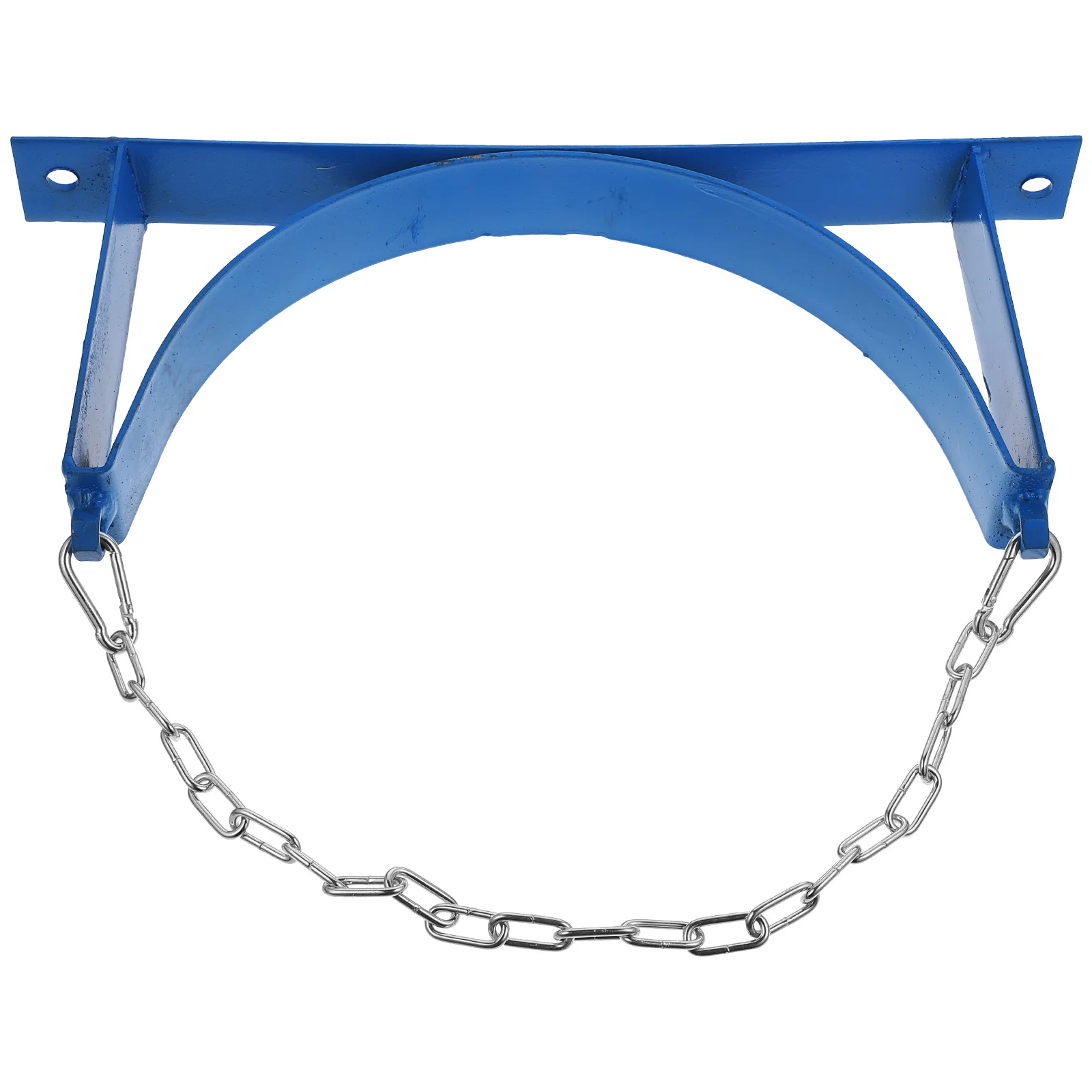 

Gas Cylinder Bracket Heavy Duty Wall Mounted Propane Tank Holder For Factory Store Use Iron Construction Safety Chain