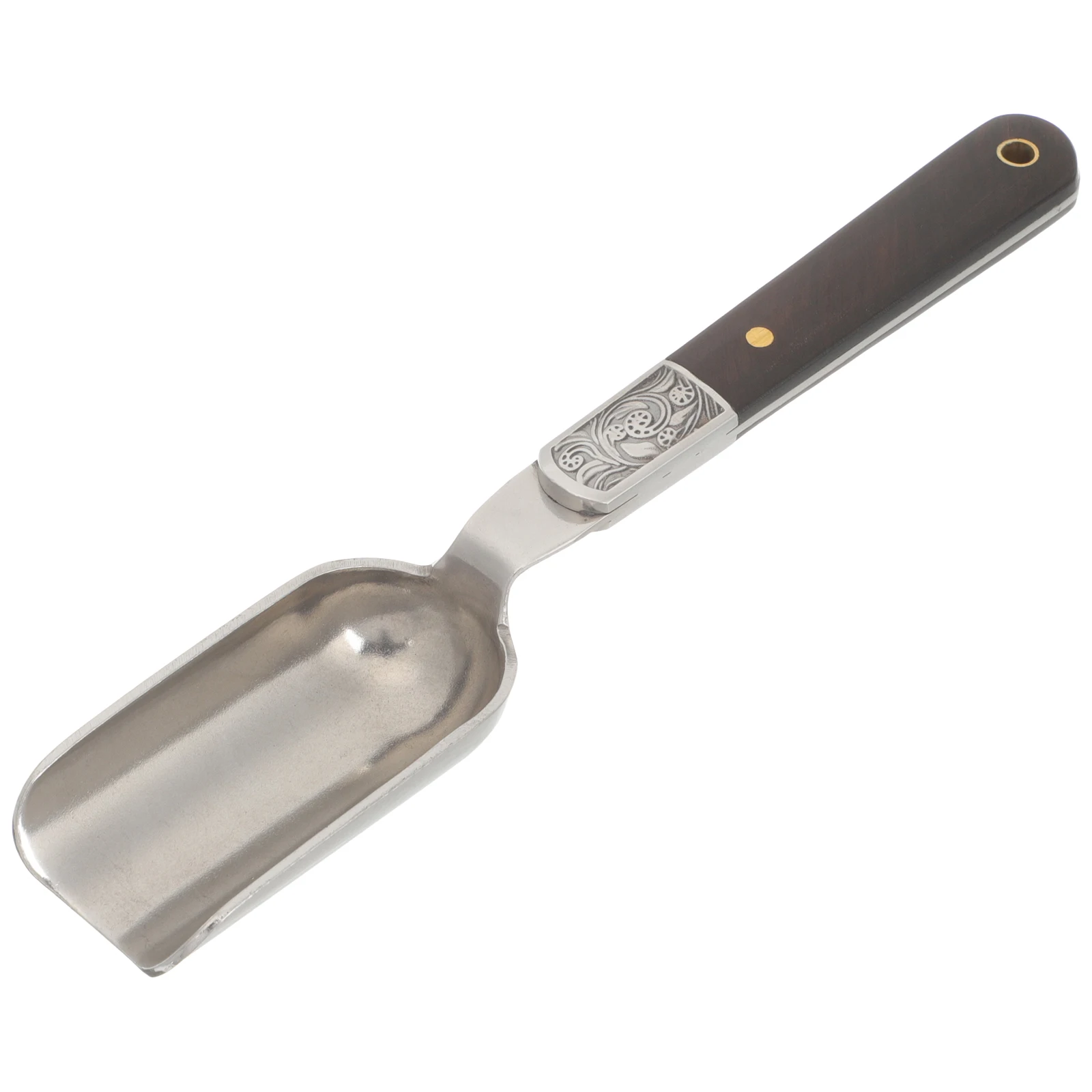 

Retro Spoon Wood Handle Metal Tea Coffee Bean Shovel Kitchen Tea Leaf Spoon Design Dishwasher Safe Long Handle