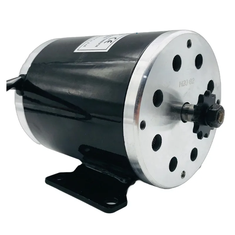 48V 1000W High Speed Brushed DC Permanent Magnet Motor for Electric Scooter Go Kart E Bike Conversion Kit