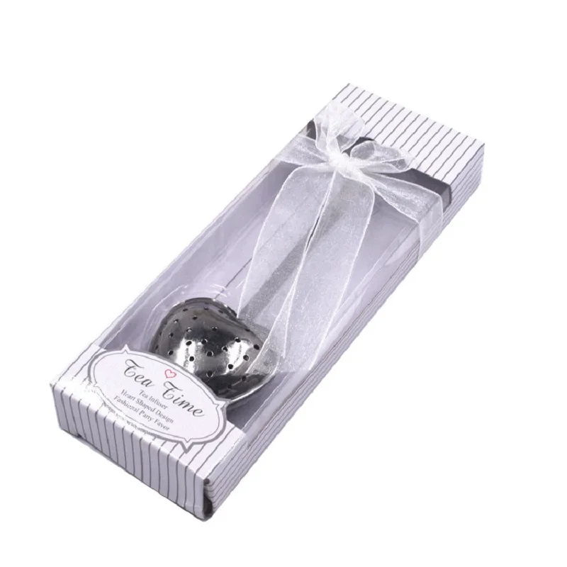 Stainless steel heart shape tea infuser tea ball novelty tea party supplies wedding gifts for guests wedding favors 20pcs/lot